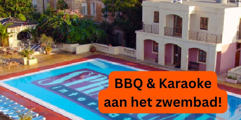 BBQ & Karaoke aan het Zwembad