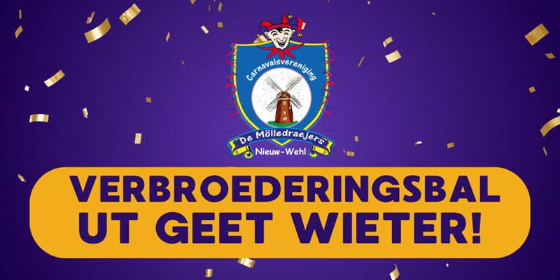 Leden Entree Verbroederingsbal "Ut geet wieter"